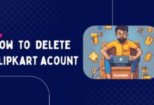 How to delete my flipkart account