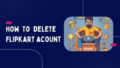 How to delete my flipkart account